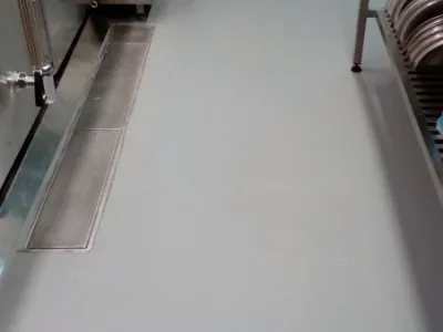 Résine sol grain naturel - Boucherie - Salies du Salat (31)